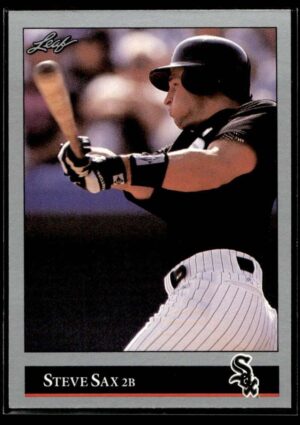 _10 1992 Leaf Chicago White Sox #217 Steve Sax
