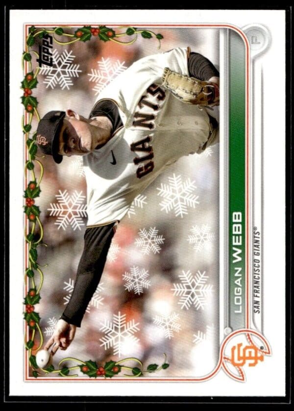 2022 Topps Holiday San Francisco Giants #HW144 Logan Webb