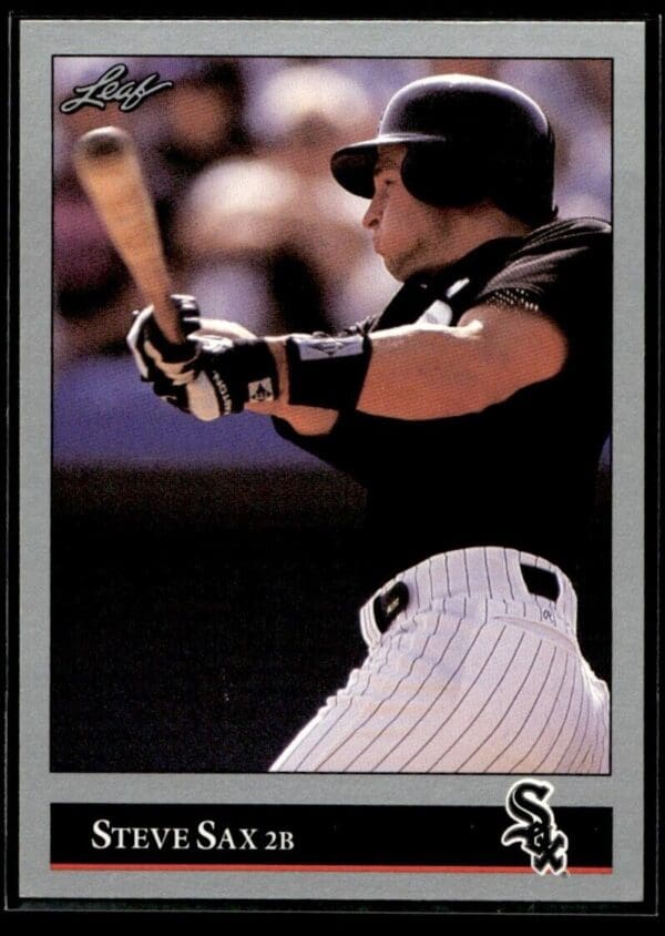 1992 Leaf Chicago White Sox #217 Steve Sax