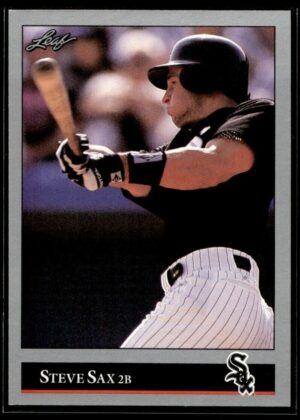 _10 1992 Leaf Chicago White Sox #217 Steve Sax