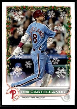 2022 Topps Holiday Philadelphia Phillies #HW63 Nick Castellanos