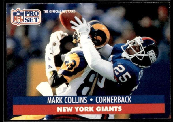 _10 1991 Pro Set New York Giants #57 Mark Collins