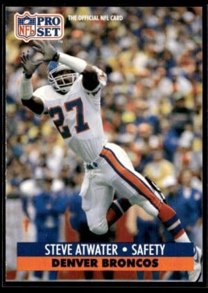 1991 Pro Set Denver Broncos #136 Steve Atwater