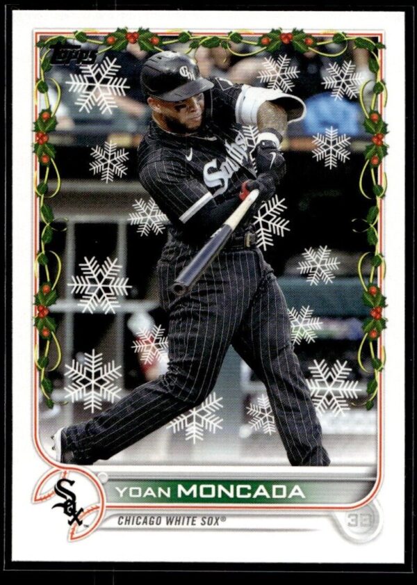 2022 Topps Holiday Chicago White Sox #HW47 Yoan Moncada