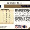 1991 Pro Set Dallas Cowboys #12 Jay Novacek