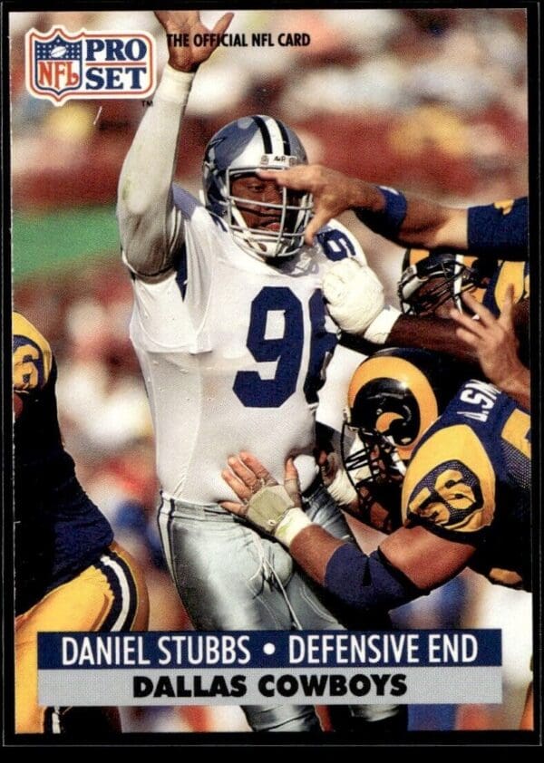 1991 Pro Set Dallas Cowboys #134 Daniel Stubbs
