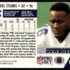1991 Pro Set Dallas Cowboys #134 Daniel Stubbs