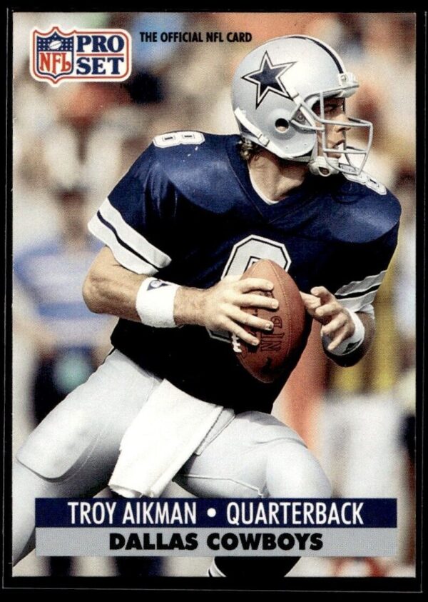 1991 Pro Set Dallas Cowboys #128 Troy Aikman