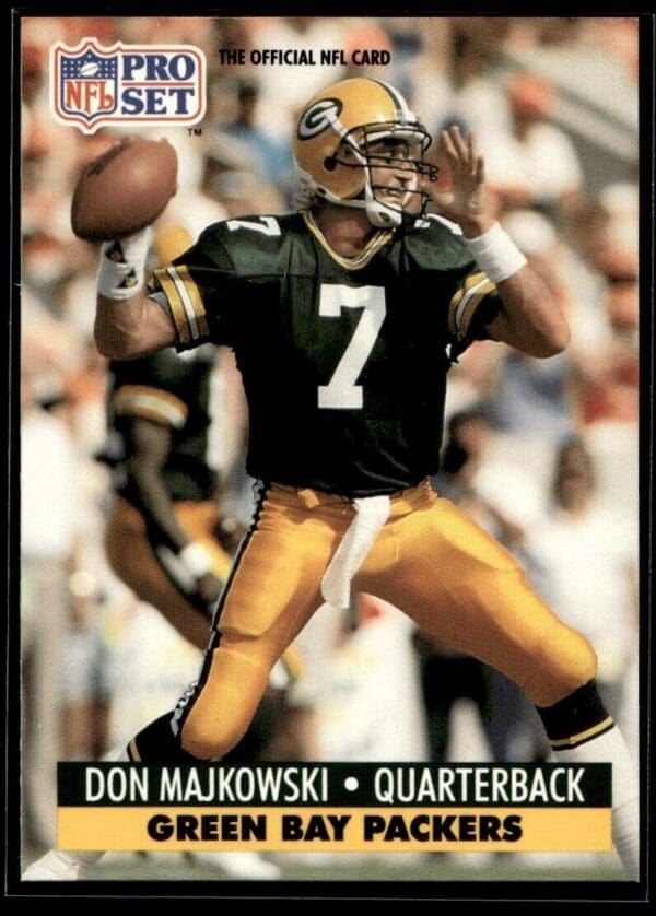 1991 Pro Set Green Bay Packers #156 Don Majkowski
