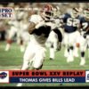 1991 Pro Set Buffalo Bills #52 Thomas Gives Bills Lead