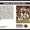 1991 Pro Set Buffalo Bills #52 Thomas Gives Bills Lead