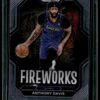 2022 Panini Prizm Fireworks Los Angeles Lakers #12 Anthony Davis
