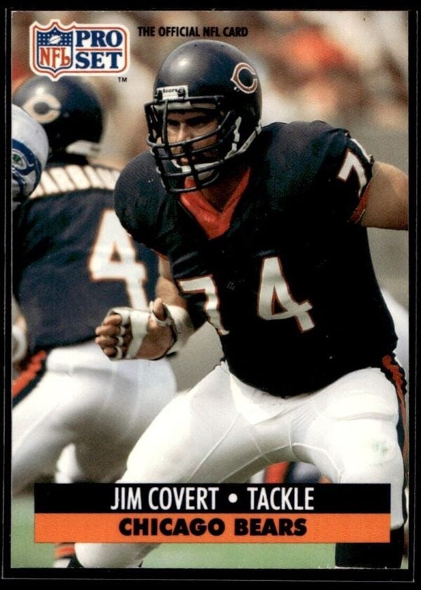 1991 Pro Set Chicago Bears #102 Jim Covert