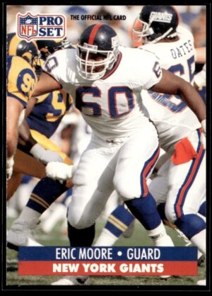 1991 Pro Set New York Giants #69 Eric Moore