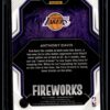 2022 Panini Prizm Fireworks Los Angeles Lakers #12 Anthony Davis