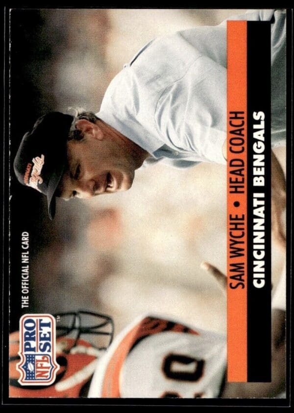 _10 1991 Pro Set Cincinnati Bengals #117 Sam Wyche