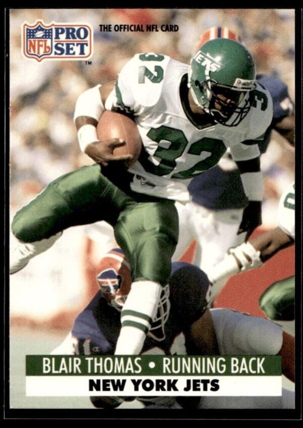 _10 1991 Pro Set New York Jets #179 Blair Thomas