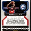 2022 Panini Prizm Philadelphia 76ers #28 Tyrese Maxey