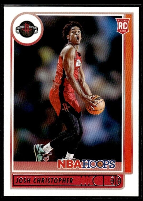 2021 NBA Hoops Houston Rockets #214 Josh Christopher RC Rookie
