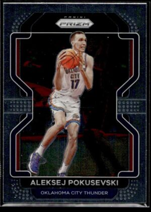 _10 2022 Panini Prizm Oklahoma City Thunder #225 Aleksej Pokusevski