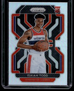 2022 Panini Prizm Washington Wizards #299 Isaiah Todd RC Rookie Silver