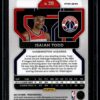 2022 Panini Prizm Washington Wizards #299 Isaiah Todd RC Rookie Silver