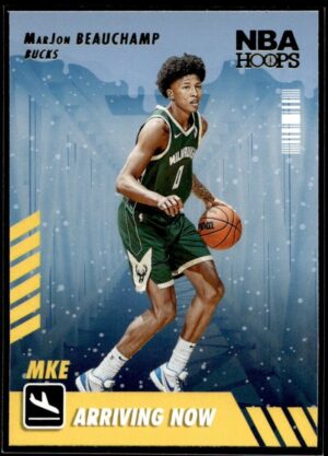 2022 Hoops Arriving Now Milwaukee Bucks #24 MarJon Beauchamp RC Rookie
