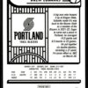 2022 Hoops Portland Trail Blazers #212 Drew Eubanks