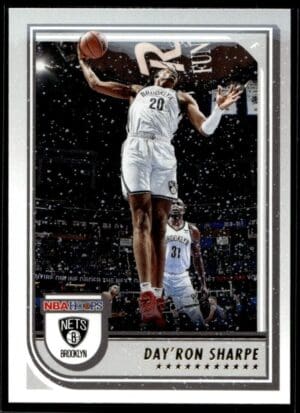 2022 Hoops Brooklyn Nets #17 Day'Ron Sharpe