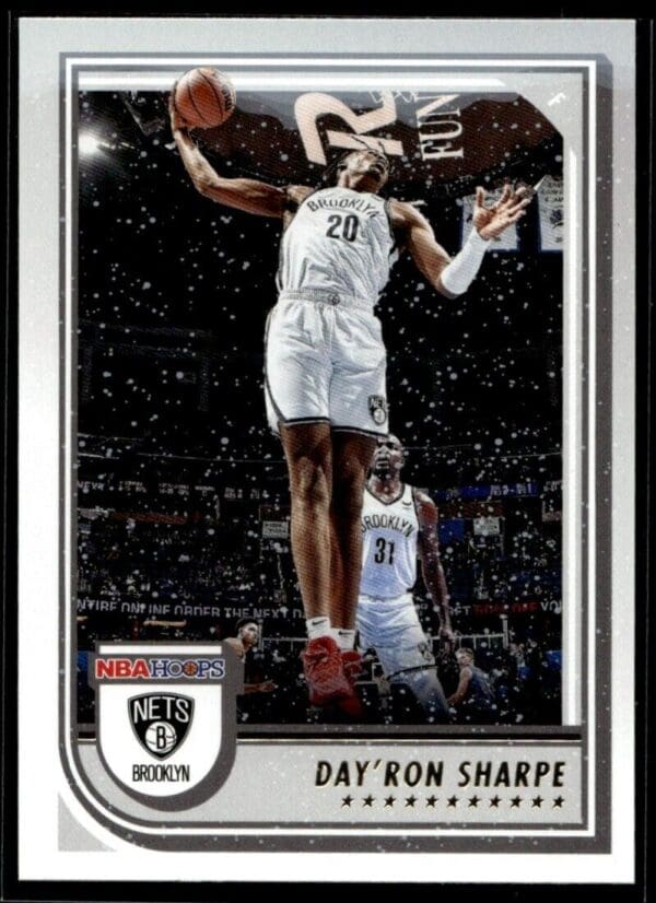 2022 Hoops Brooklyn Nets #17 Day'Ron Sharpe