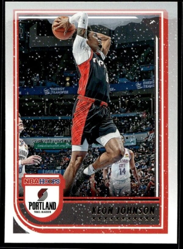2022 Hoops Portland Trail Blazers #213 Keon Johnson