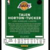 2021 Donruss Optic Los Angeles Lakers #103 Talen Horton-Tucker