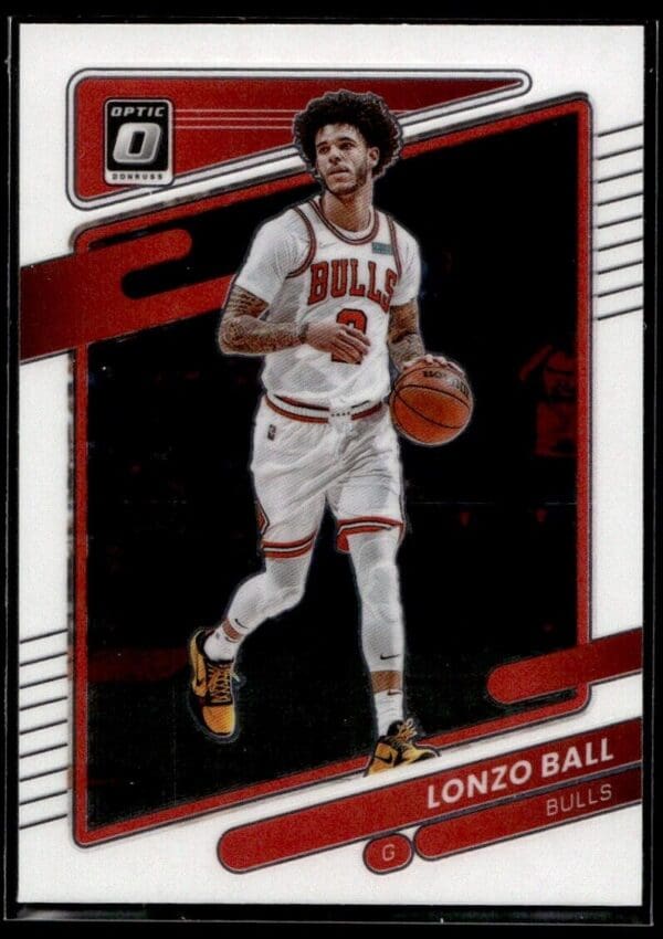 2021 Donruss Optic Chicago Bulls #114 Lonzo Ball