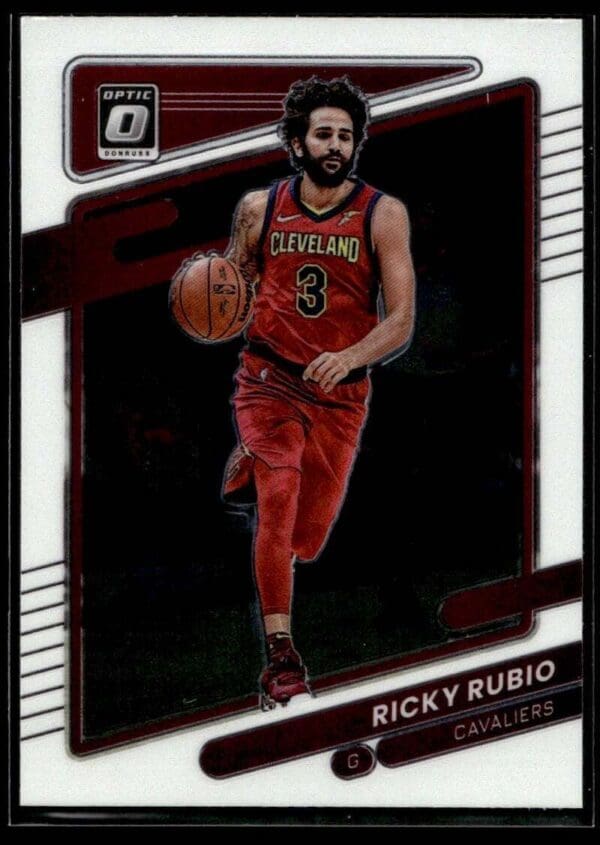 _10 2021 Donruss Optic Cleveland Cavaliers #134 Ricky Rubio