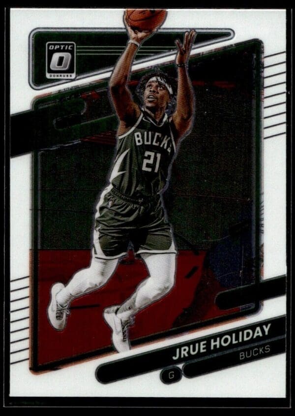 _10 2021 Donruss Optic Milwaukee Bucks #40 Jrue Holiday