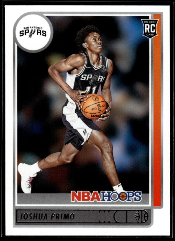 2021-22 Hoops Joshua Primo Rookie San Antonio Spurs #220