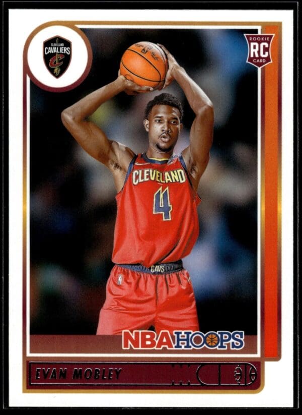 _10 2021-22 Hoops Evan Mobley Rookie Cleveland Cavaliers #234