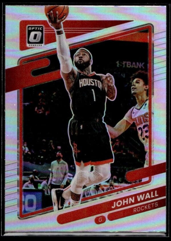 2021 Donruss Optic Houston Rockets #117 John Wall Holo