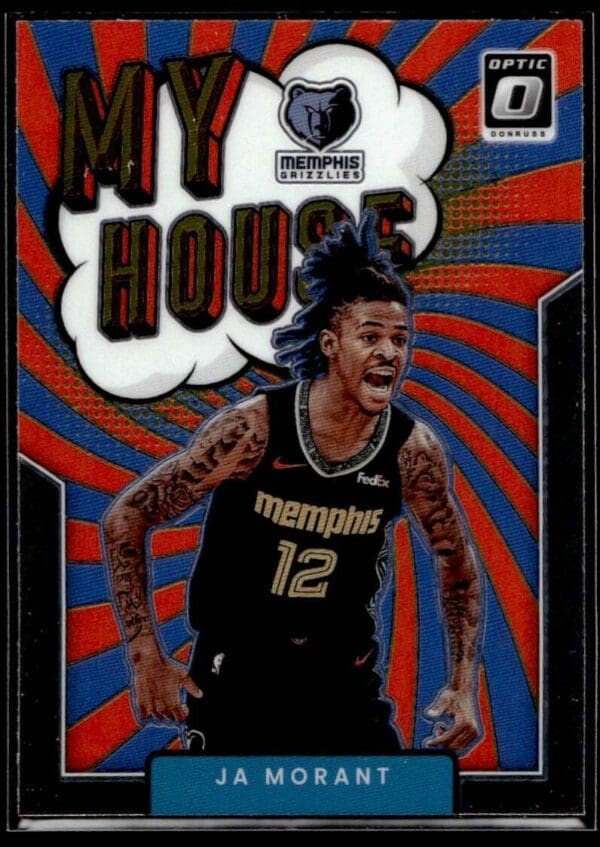 _10 2021 Donruss Optic My House Memphis Grizzlies #12 Ja Morant