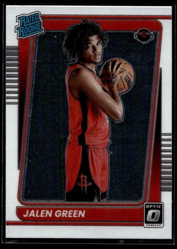 2021 Donruss Optic Houston Rockets #159 Jalen Green RC Rookie
