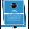 2021 Donruss Optic Houston Rockets #159 Jalen Green RC Rookie