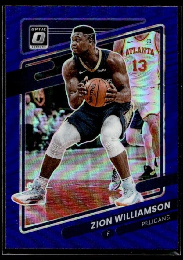 2021 Donruss Optic New Orleans Pelicans #95 Zion Williamson Purple