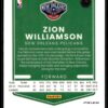 2021 Donruss Optic New Orleans Pelicans #95 Zion Williamson Purple