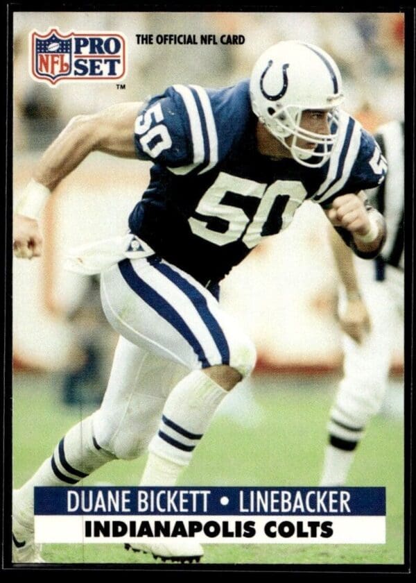 1991 Pro Set Indianapolis Colts #173 Duane Bickett