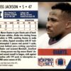 1991 Pro Set New York Giants #66 Greg Jackson RC Rookie