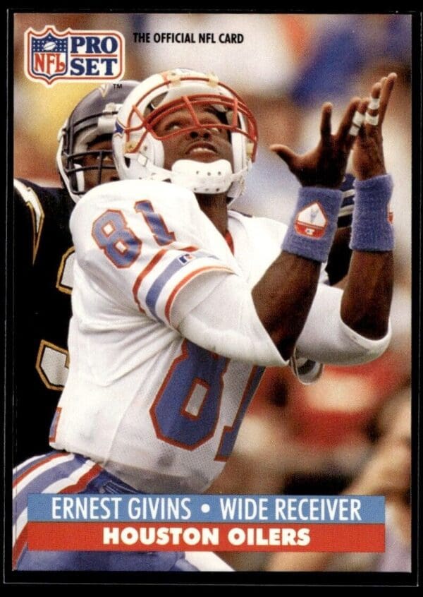 1991 Pro Set Houston Oilers #164 Ernest Givins