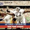 1991 Pro Set New York Giants #59 Eric Dorsey