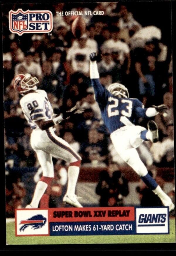 1991 Pro Set Buffalo Bills #46B James Lofton