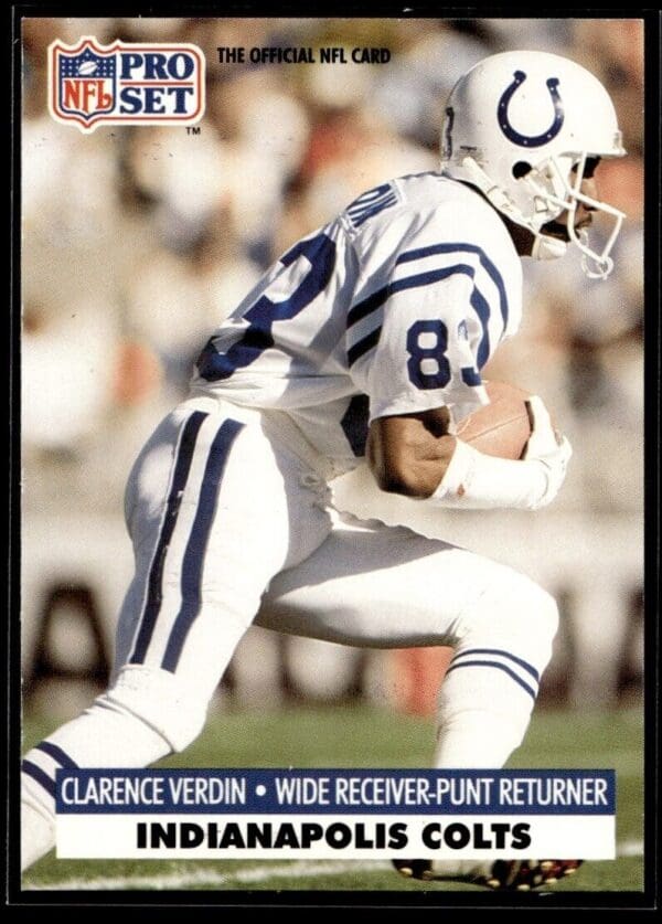 1991 Pro Set Indianapolis Colts #179 Clarence Verdin