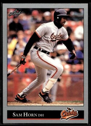 1992 Leaf Baltimore Orioles #219 Sam Horn
